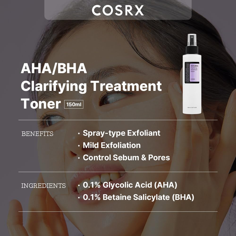 [COSRX] AHA/BHA Clarifying Treatment Toner (5.07 fl.oz / 150ml)