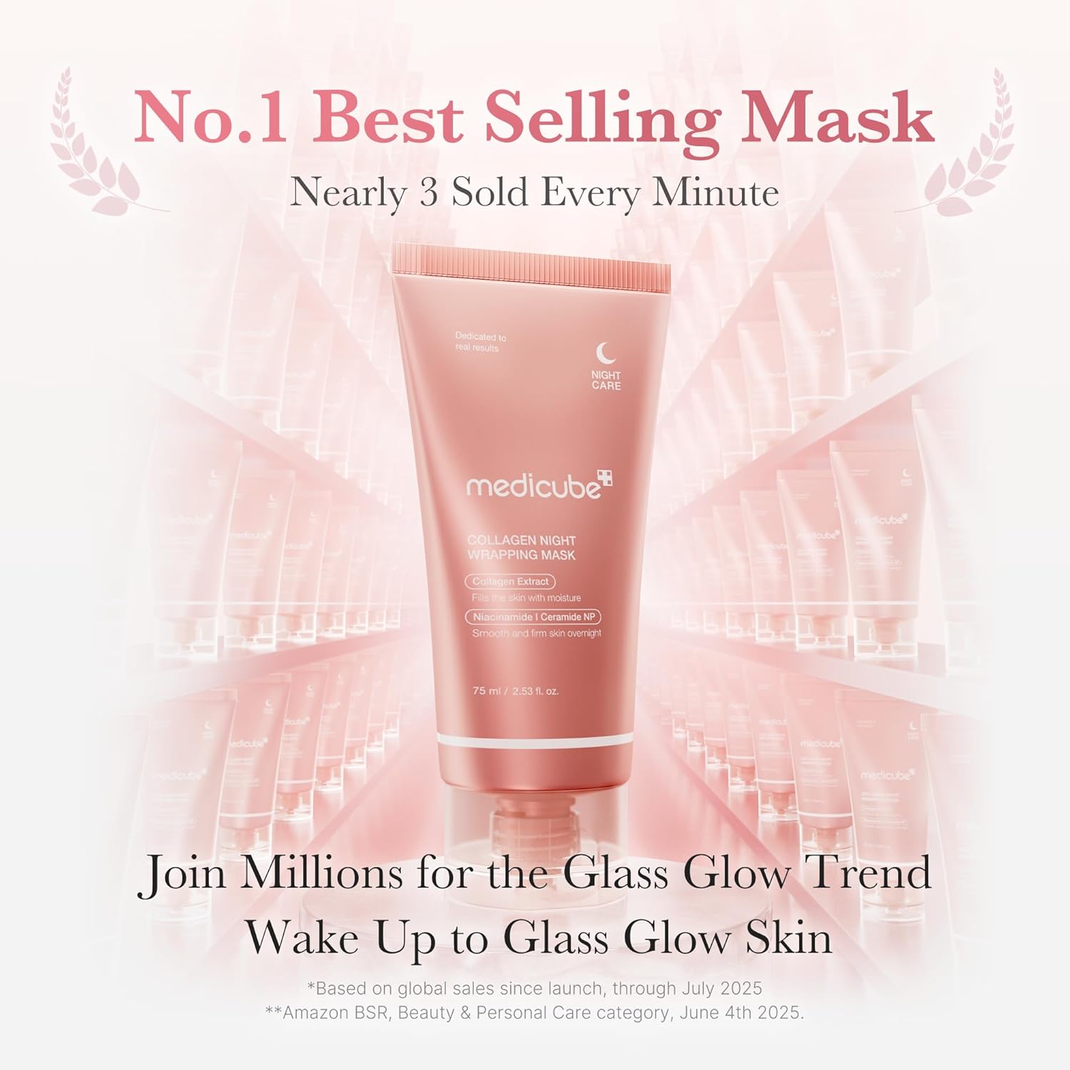 [Medicube] Collagen Overnight Wrapping Peel Off Facial Mask Pack (2.53 fl.oz / 75ml)