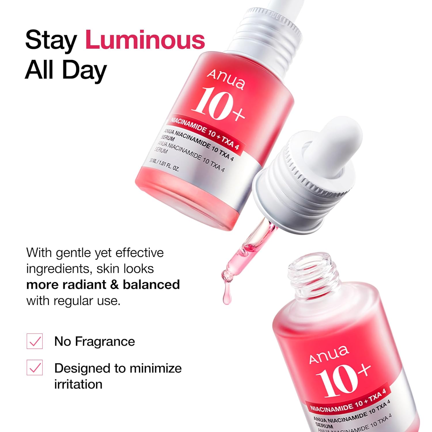 [ANUA] Niacinamide 10 + TXA 4 Serum (1.01 fl.oz / 30ml)