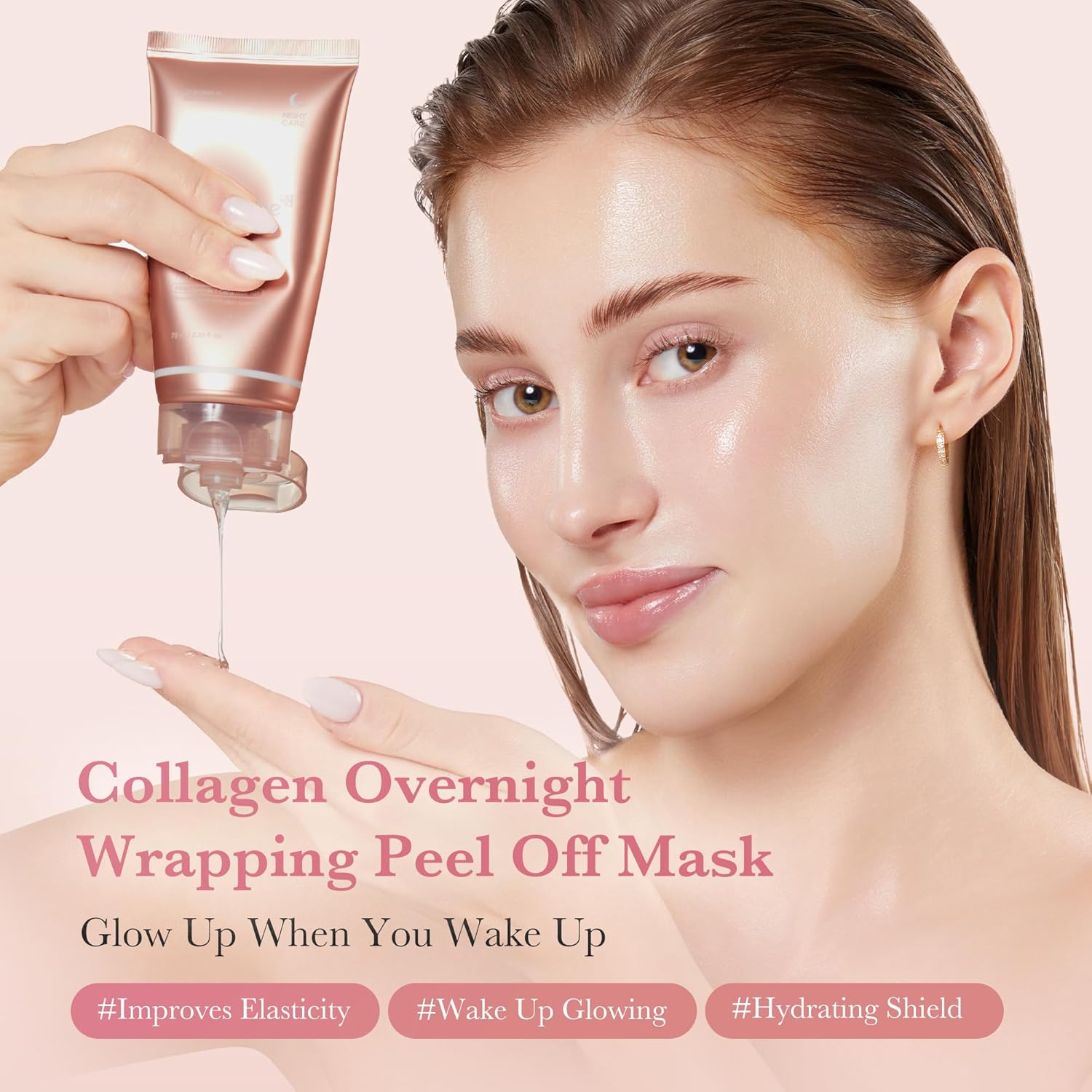 [Medicube] Collagen Overnight Wrapping Peel Off Facial Mask Pack (2.53 fl.oz / 75ml)