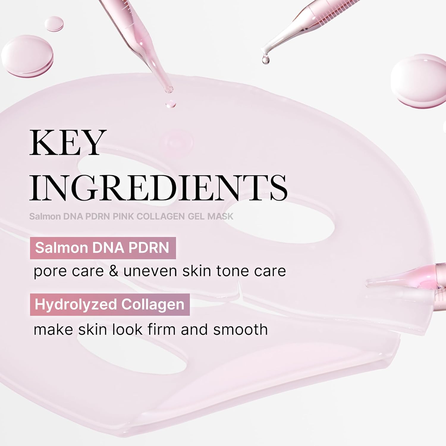 [Medicube] Salmon DNA Pink Collagen Jelly Gel Mask (0.99 oz / 28g × 4ea)