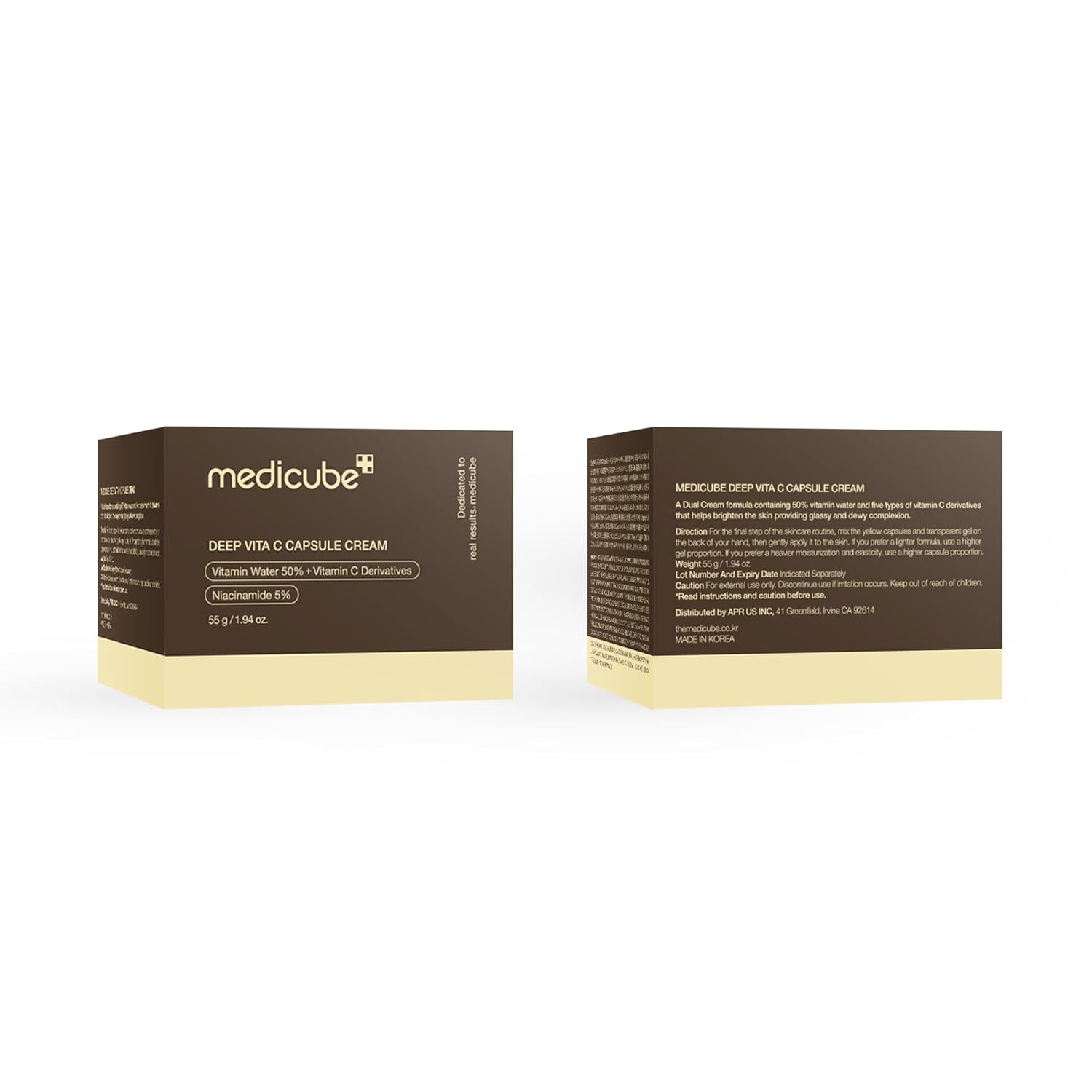 [Medicube] Deep Vitamin C Golden Capsule Moisturizer (1.94 oz / 55g)